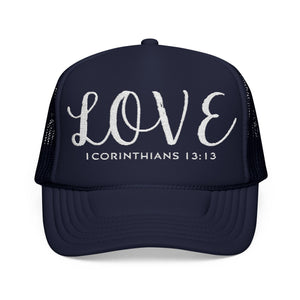 Trendy Foam Trucker Hat - LOVE