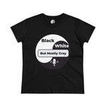 Load image into Gallery viewer, Black, White, but Mostly Gray- Women&#39;s Midweight Cotton Tee
