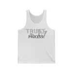 Load image into Gallery viewer, TRUST THE PROCESS- Unisex Jersey Tank
