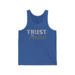 Load image into Gallery viewer, TRUST THE PROCESS- Unisex Jersey Tank
