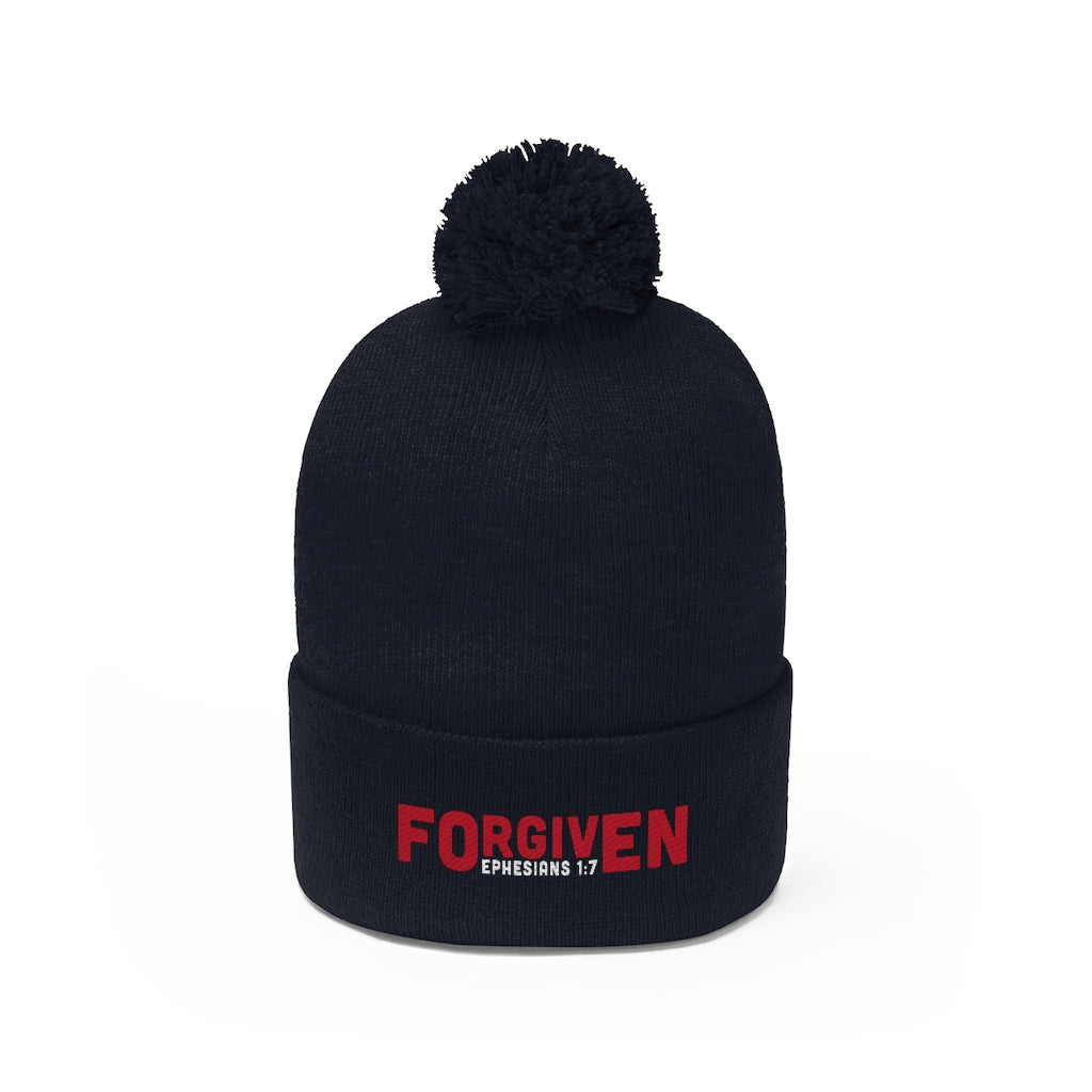 FORGIVEN- Pom Pom Beanie
