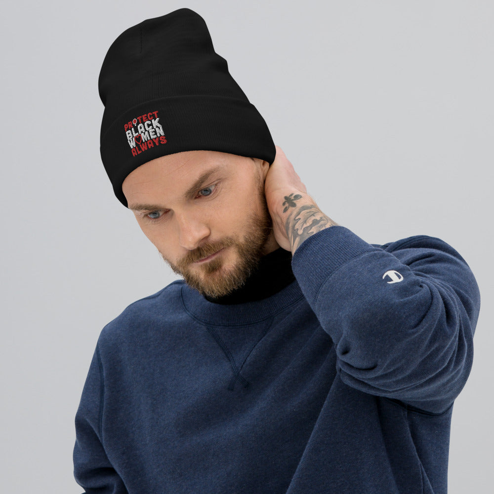 Protect Black Women-Embroidered Beanie