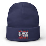 Load image into Gallery viewer, Protect Black Women-Embroidered Beanie
