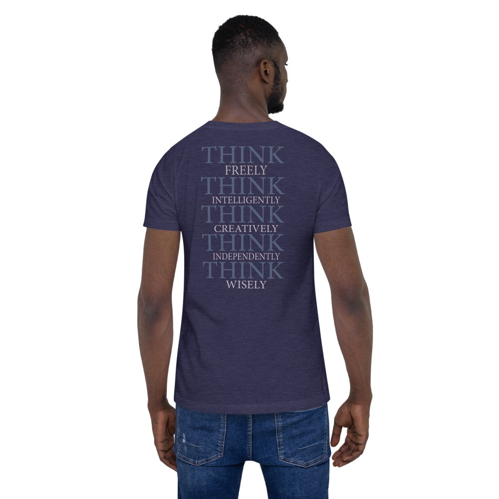 THINKFREE- Short-Sleeve Unisex T-Shirt